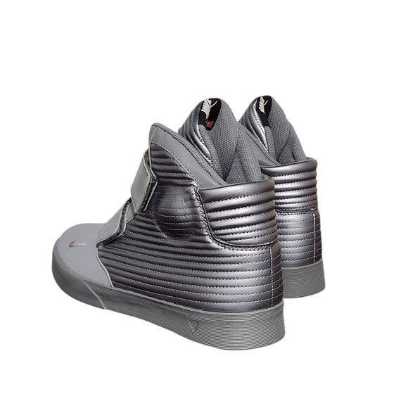 Nike Flystepper 2K3 Metallic Cool Grey Silver 644576-098 Men\'s Sneakers 10.5 NEW main image 4